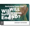 HPSFF - "Will Suffering End?" - Table